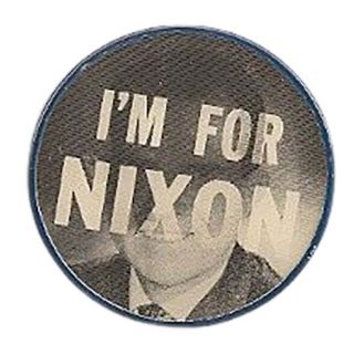 1969 Richard Nixon Vari Vue Flasher Campaign Button