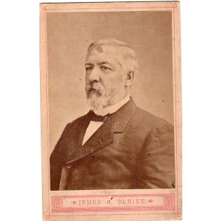 1884 James Blaine Republican Oversize Cabinet Card