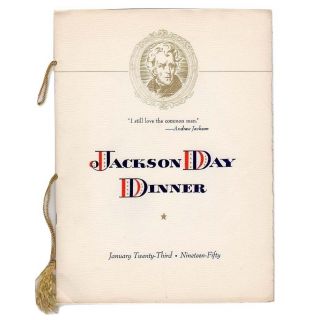 Jackson Day 1950 Program