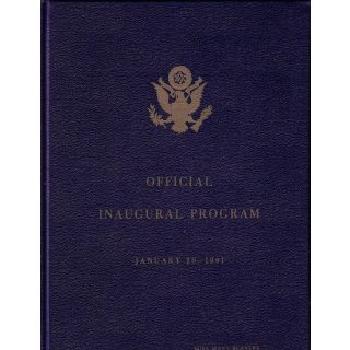 John F. Kennedy Inaugural Program Deluxe