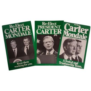 Jimmy Carter Walter Mondale Poster Set 