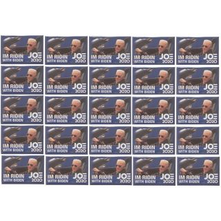 Im Ridin With Biden Limited Edition 2020 Campaign Button Set of 100