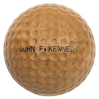 1960s Rare John F Kennedy "Mr President" White House Golf Ball