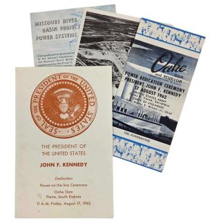 1962 John F Kennedy South Dakota Dedication Program