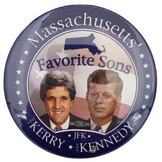 John Kerry Veterans For Kerry Buttons