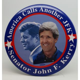 John Kerry And Jfk Large Button