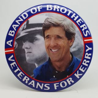 John Kerry Veterans For Kerry Buttons