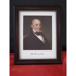 John Quincy Adams Framed Portrait