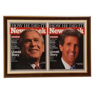 Kerry Big Upset Newsweek Display 