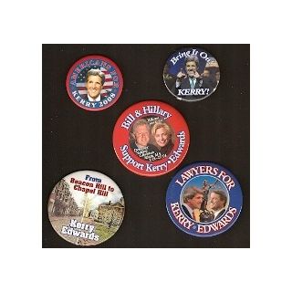 Kerry Edwars Campaign Buttons