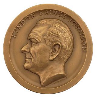 1969 Richard Nixon Official Inaugural Bronze Medallion - Ruby Lane