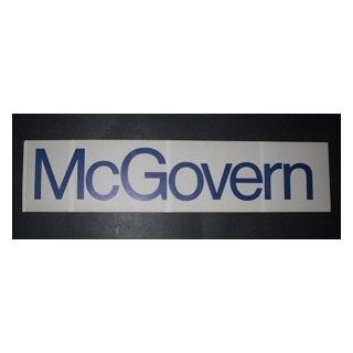 George Mcgovern Bumper Sticker