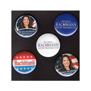 Michele Bachmann Set of 5 Buttons