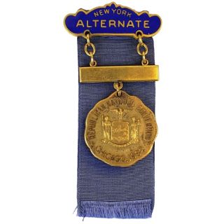 1932 Republican National Convention New York Alternate Delegate Badge