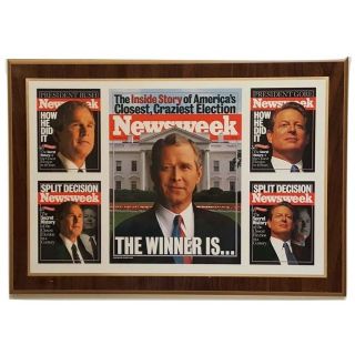 Newsweek Covers Bush Gore 