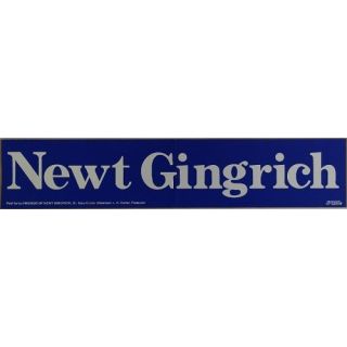 Newt Gingrich Bumper Sticker