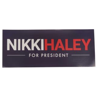 2024 Nikki Haley For President Bumper Sticker