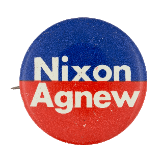 Nixon Agnew Campaign Button