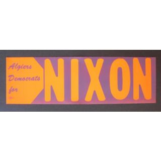 Nixon Democrats for Nixon Bumper Sticker