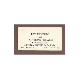 Nixon Philadelphia Business Card