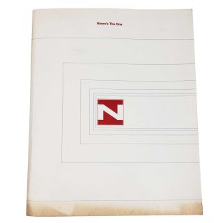 1968 NIxon's The One United Citizens for Nixon - Agnew Campaign Folder
