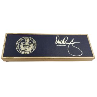 1979-1987 Pennsylvania Republican Governor Dick Thornburgh Signature Pen With Box