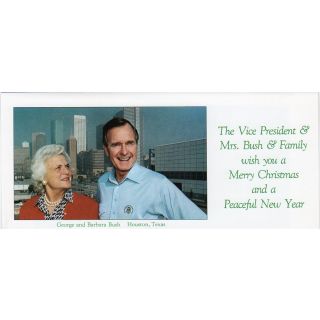 1987 Vice President Bush Christmas Card