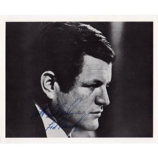 Ted Kennedy signed photograph