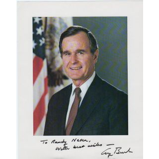George Bush original signature