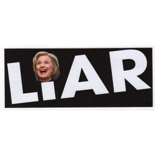 Liar Hillary Bumper Sticker