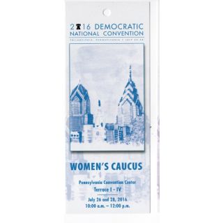 2016 Democratic National Convention Women's Caucus Credentials Badge