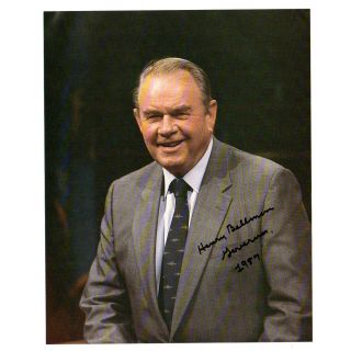Henry Bellmon Governor of Oklahoma Signed Photo