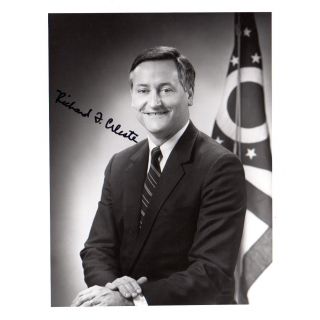 RIchard Celeste Governor of Ohio Signed Photo