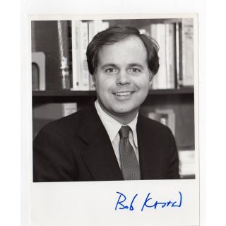 Robert Kasten Senator Wisconsin Signed Photo