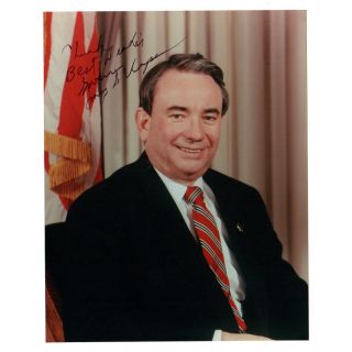 Tommy Thompson Governor of Wisconsin Signed Photo