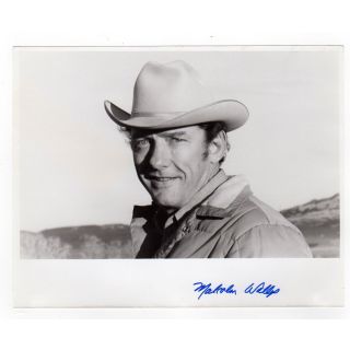 Malcolm Wallop Senator From Wyoming Signed Photo