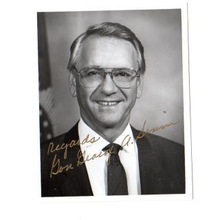 Governor George SInner of North Dakota Signed Photo 