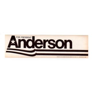 Anderson For President
