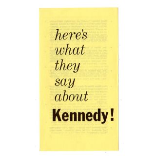 Anti Kennedy Attack Piece