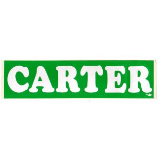 1976 Jimmy Carter for President Large Campaign Bumper Sticker