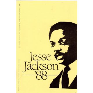 1988 Jesse Jackson for President Colorado Campaign Poster