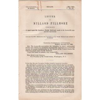 Millard Fillmore 1870 Railroad
