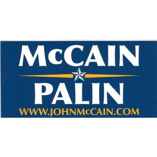 McCain Palin Bumper Sticker