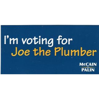 I'm Voting for Joe The Plumber