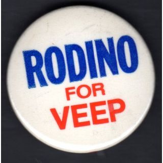 Rodino for Veep button