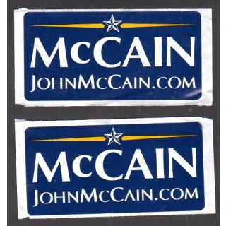 McCain stickers