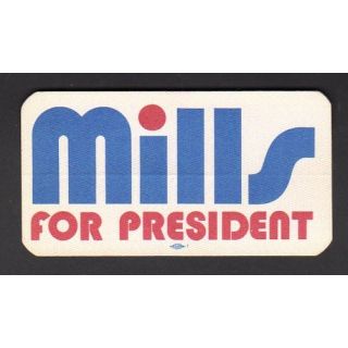 Mills for President Decal