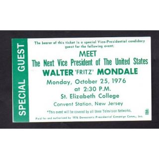 Walter Mondale Ticket
