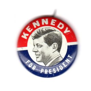 Kennedy for President button