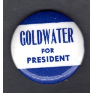 Goldwater for President button
